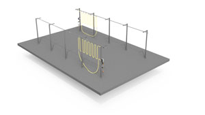 Festoon hose handling system
