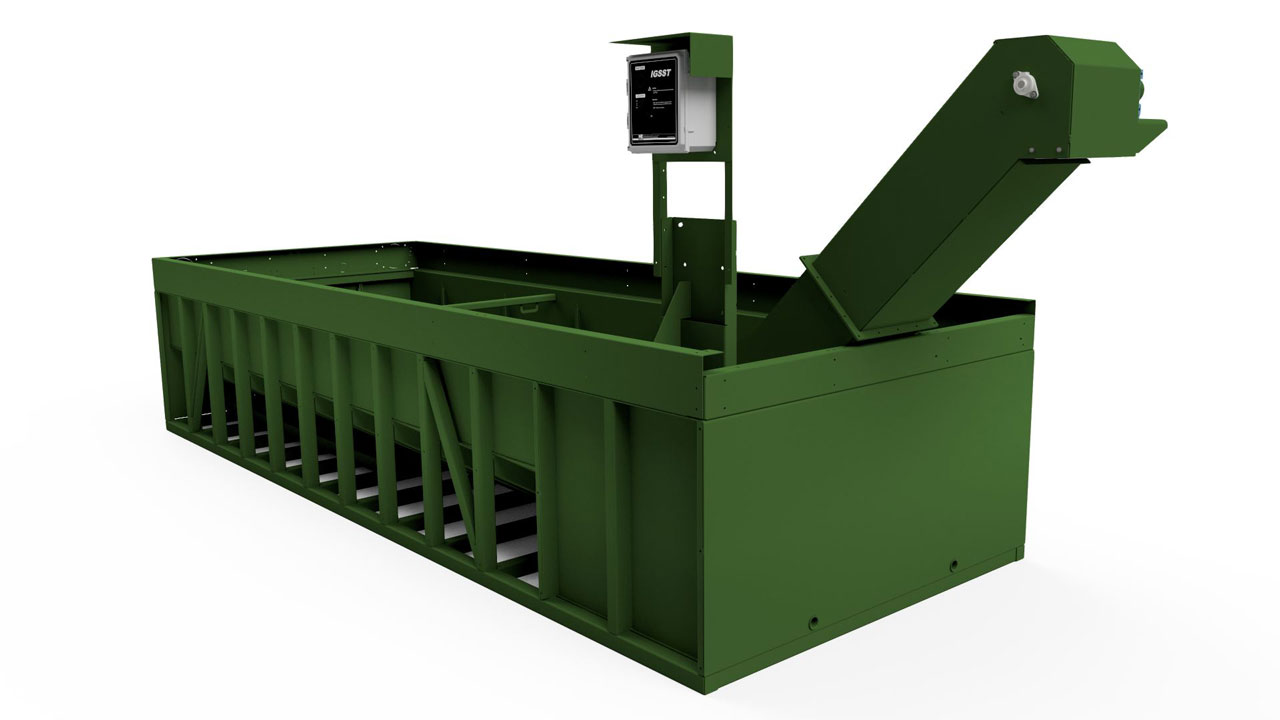 In-ground Solids Settling Tank